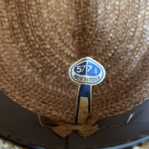 Vintage 1930s-1940s Italian straw hat - Picture 7 of 8